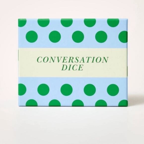 Kate Spade New York X Target Conversation Starter Dice Game Green Blue Night NEW - Picture 1 of 6